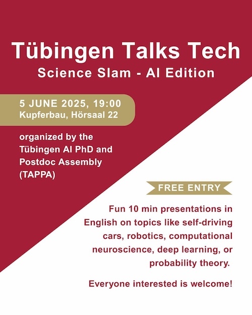Tübingen Talks Tech! Science Slam – AI Edition